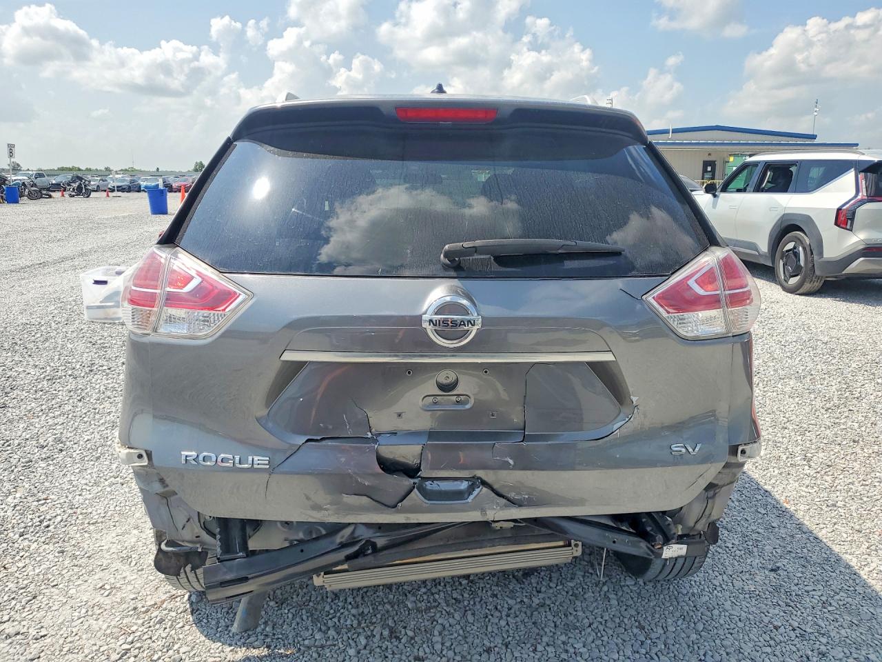2015 Nissan Rogue Sv Gray vin: KNMAT2MT5FP575268
