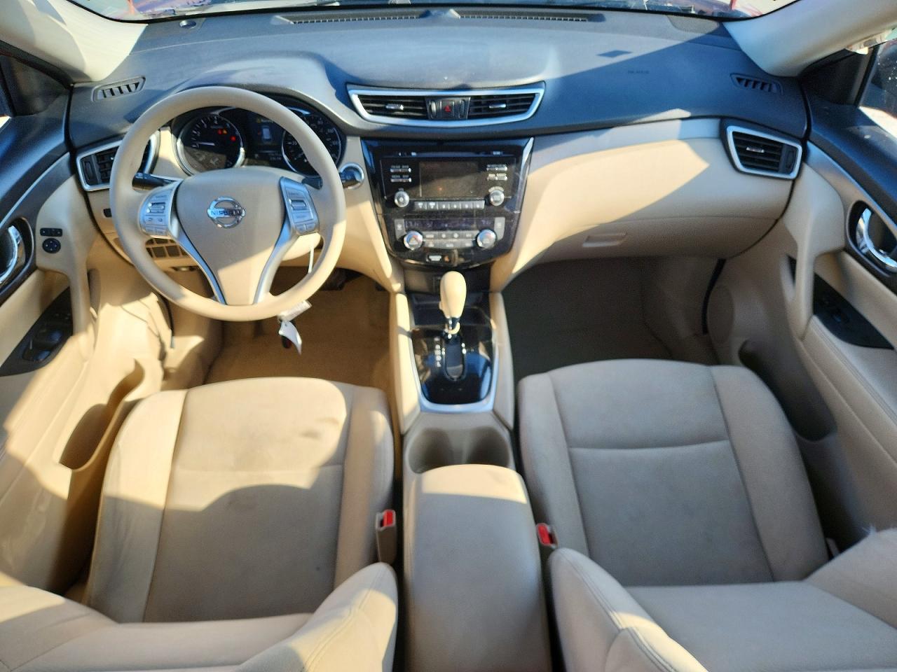 2015 Nissan Rogue Sv Red vin: KNMAT2MT5FP576338