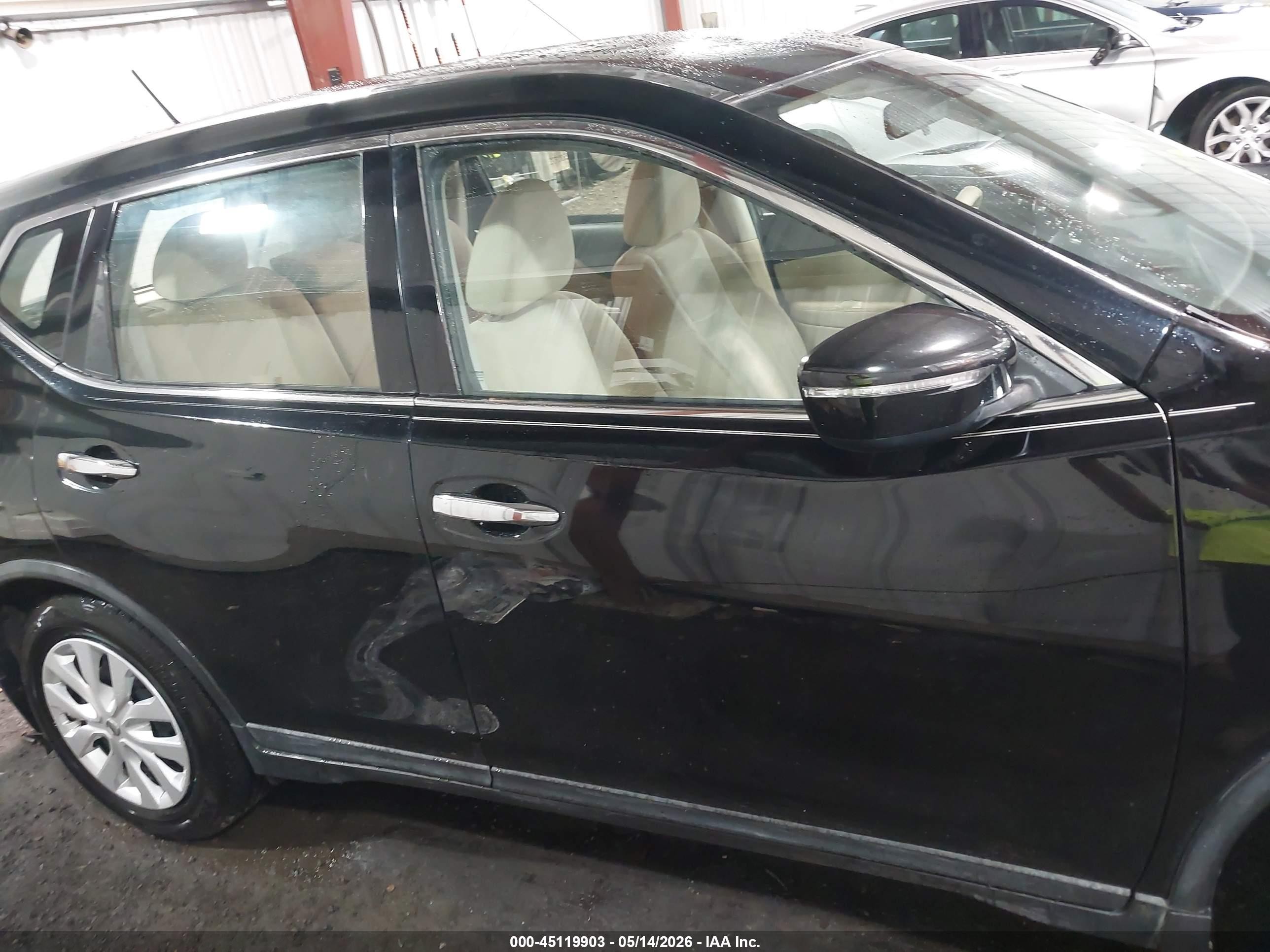 2015 Nissan Rogue S Black vin: KNMAT2MT5FP577652