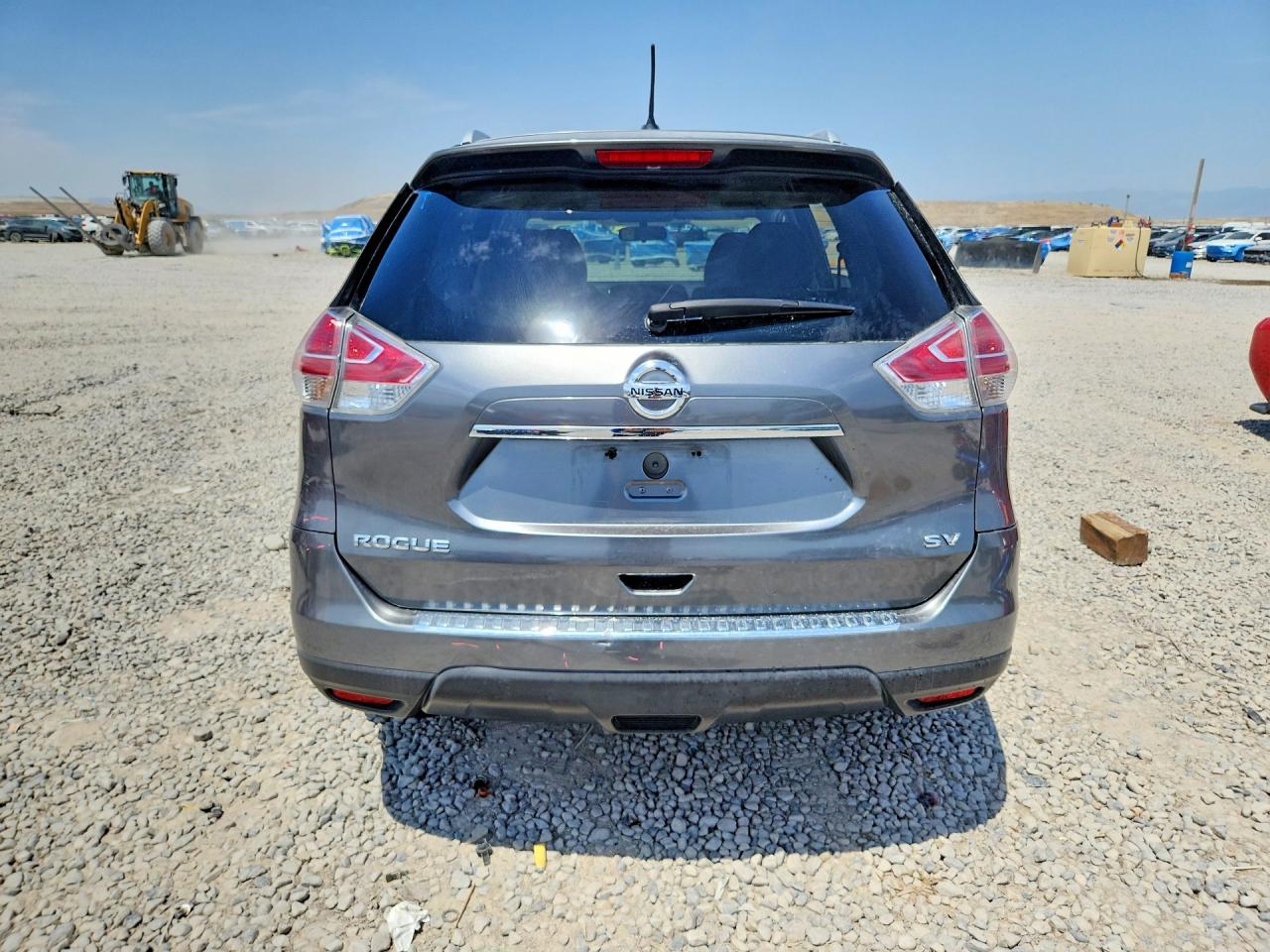 2015 Nissan Rogue Sv Gray vin: KNMAT2MT5FP578090