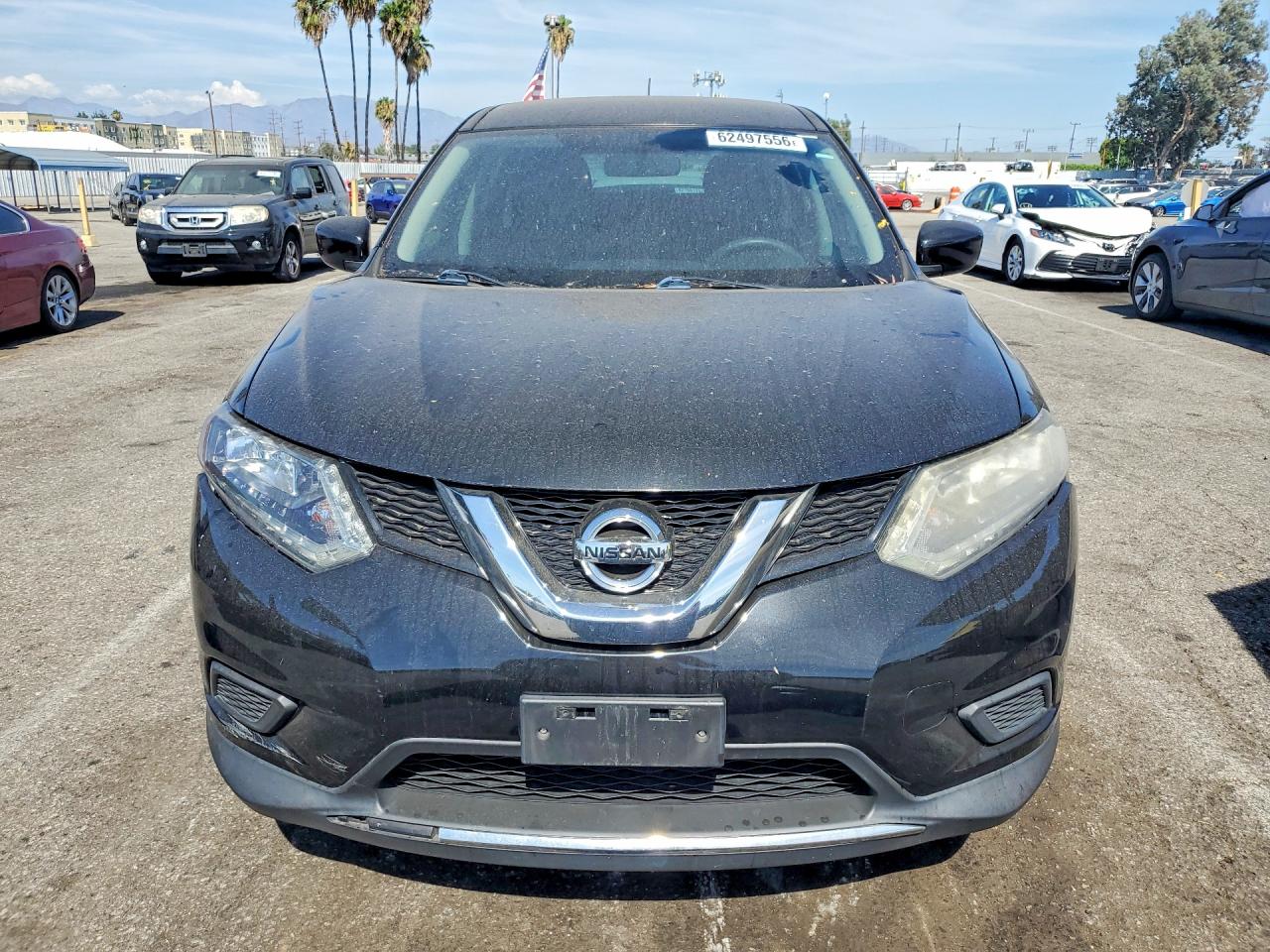 2016 Nissan Rogue S Черный vin: KNMAT2MT5GP636510