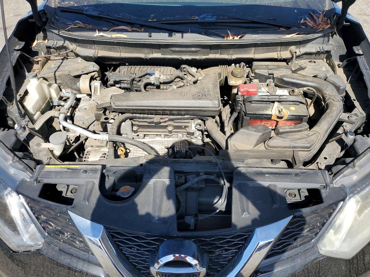 2016 Nissan Rogue S Черный vin: KNMAT2MT5GP636510