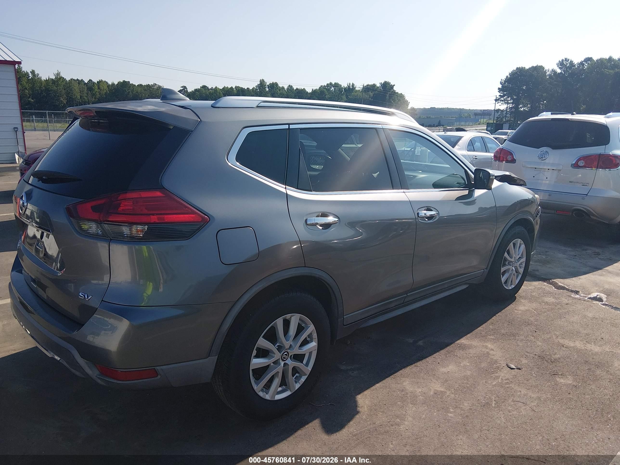 2017 Nissan Rogue Sv Gray vin: KNMAT2MT5HP568453