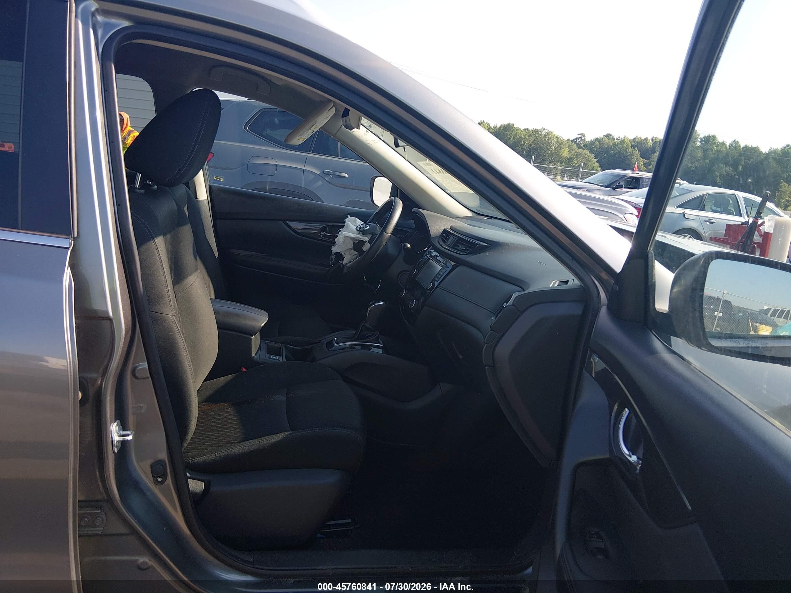 2017 Nissan Rogue Sv Gray vin: KNMAT2MT5HP568453