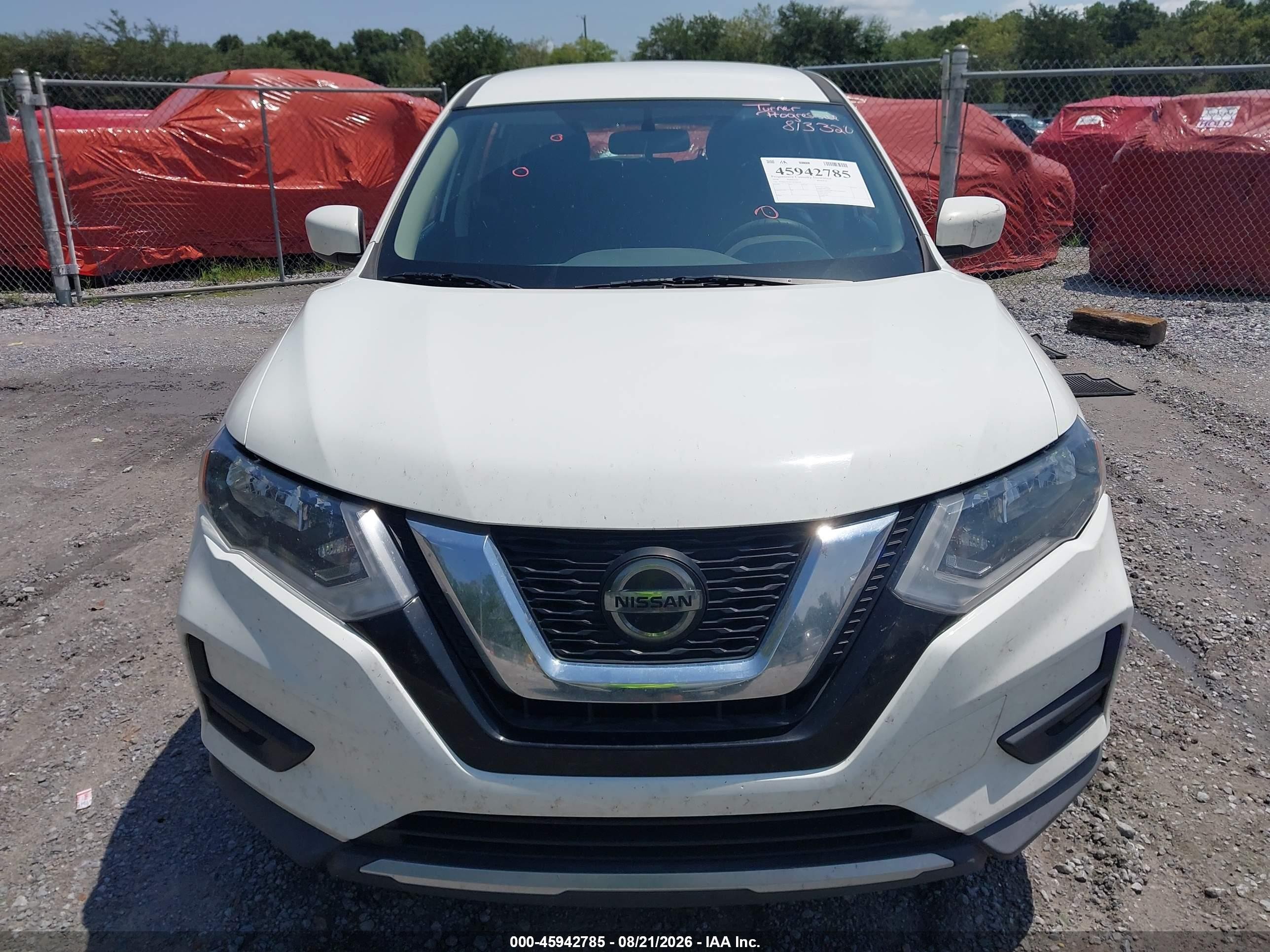 2018 Nissan Rogue S White vin: KNMAT2MT5JP580530