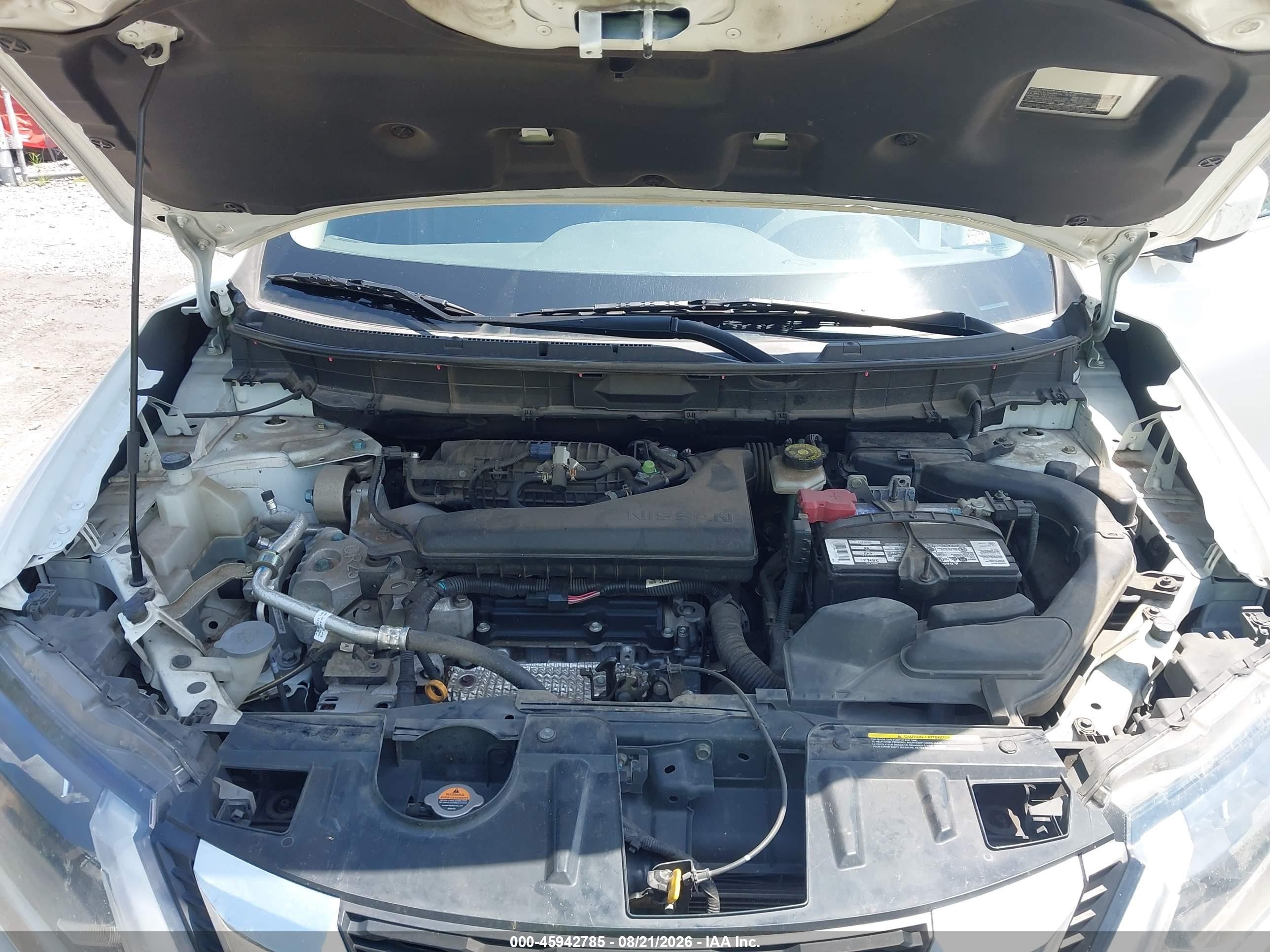 2018 Nissan Rogue S White vin: KNMAT2MT5JP580530