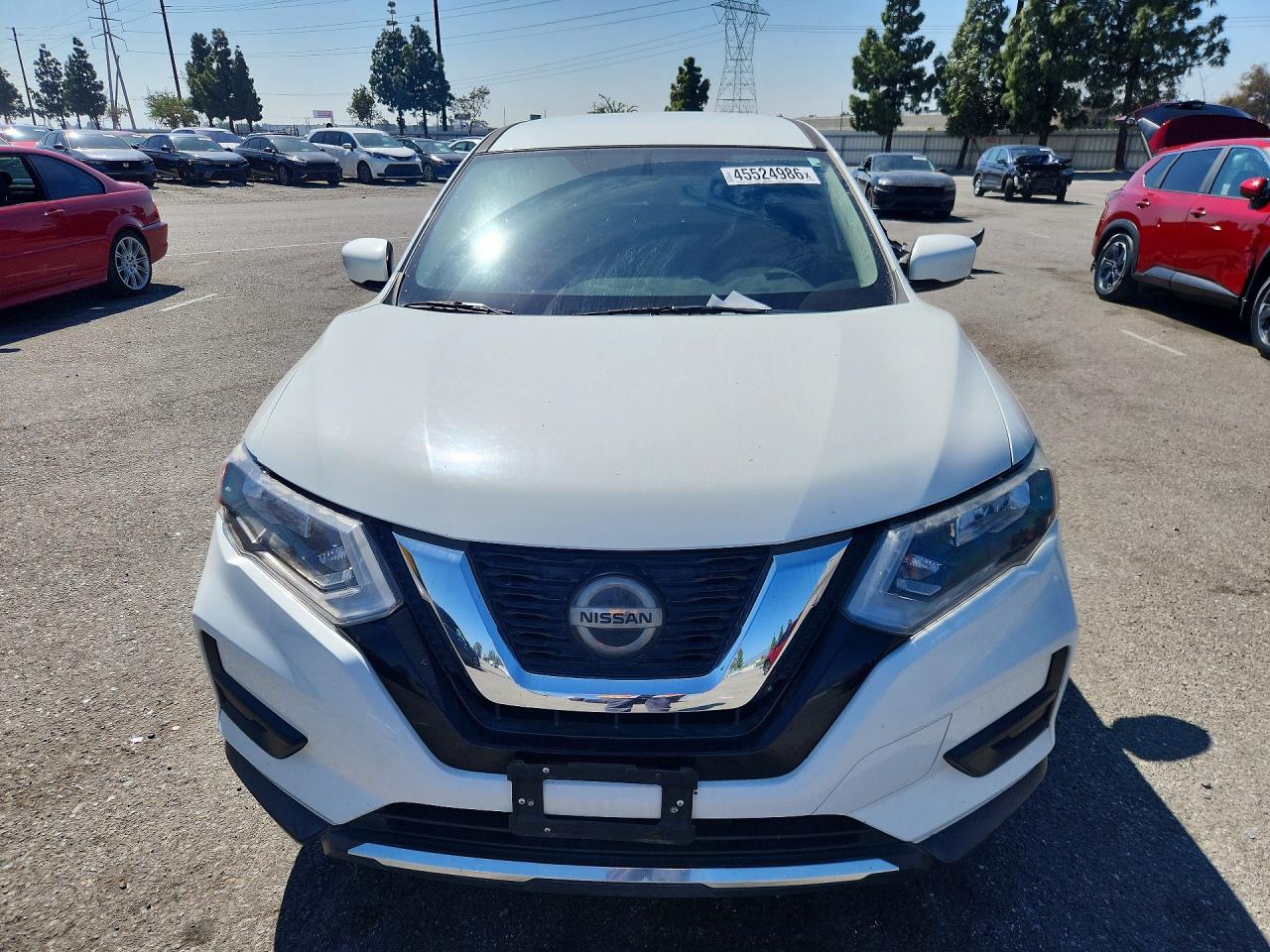 2018 Nissan Rogue S White vin: KNMAT2MT5JP587820