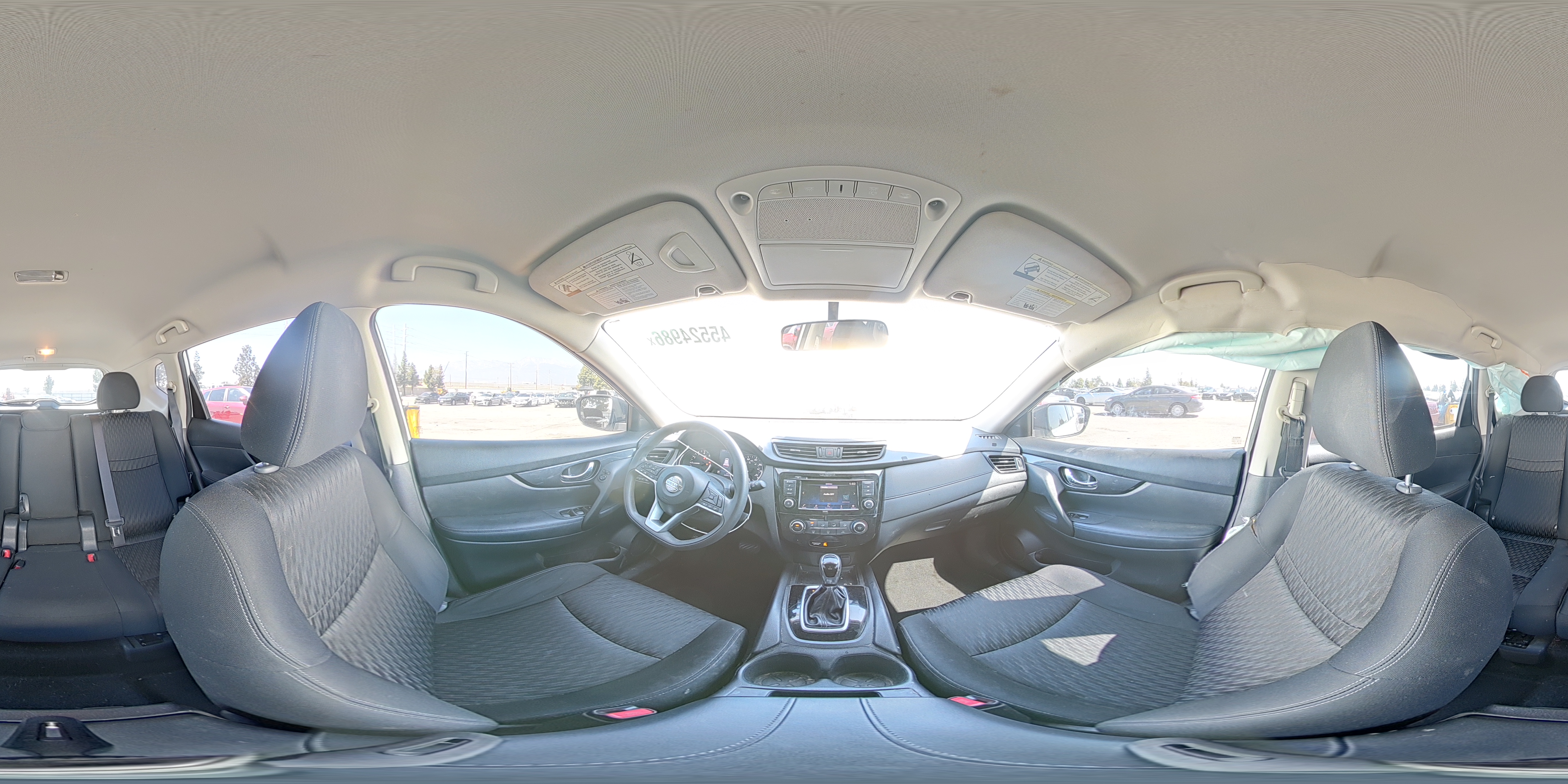 2018 Nissan Rogue S White vin: KNMAT2MT5JP587820