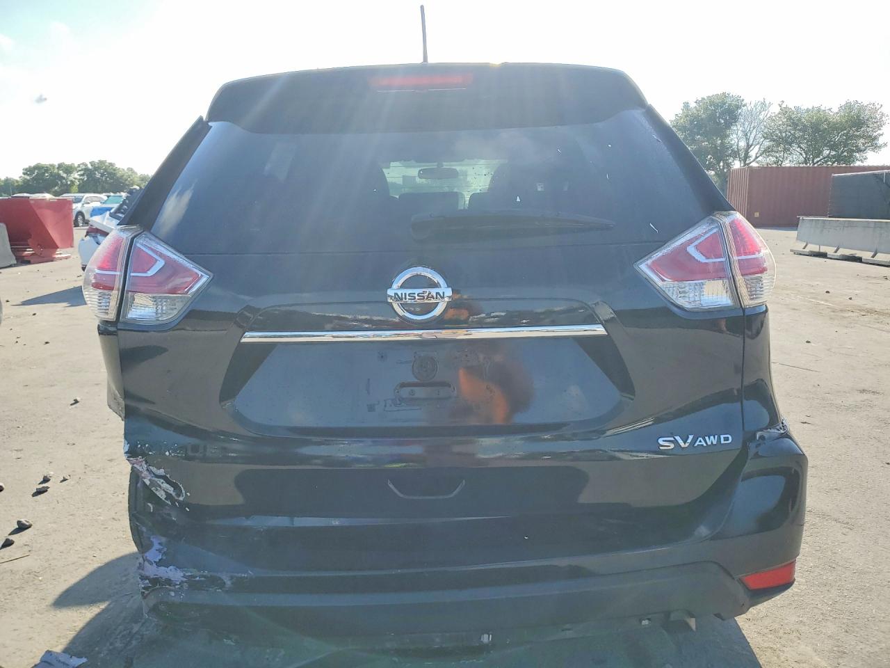 2015 Nissan Rogue S Black vin: KNMAT2MT6FP507626