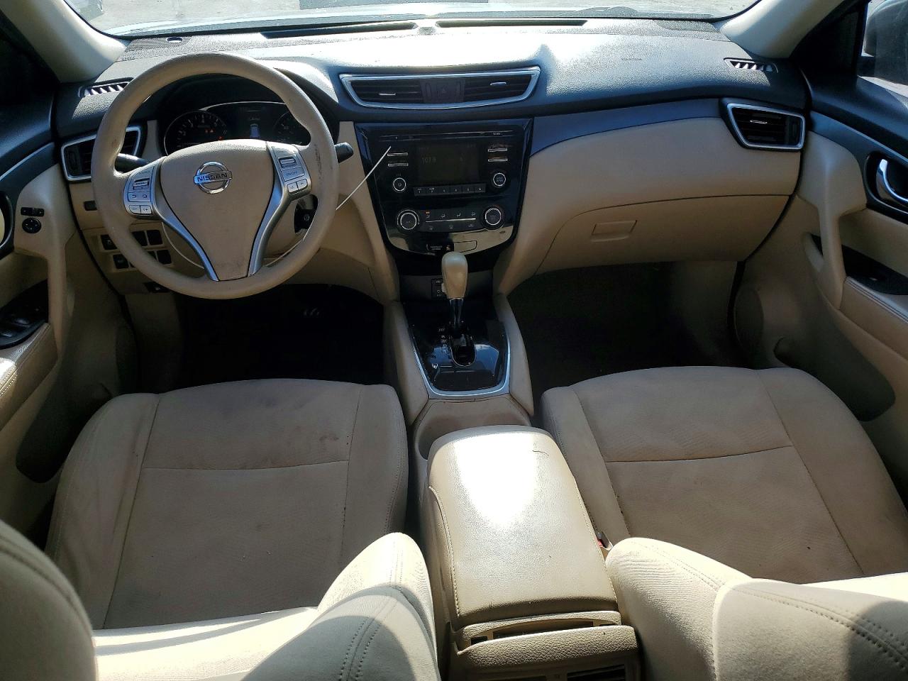 2015 Nissan Rogue S Black vin: KNMAT2MT6FP507626