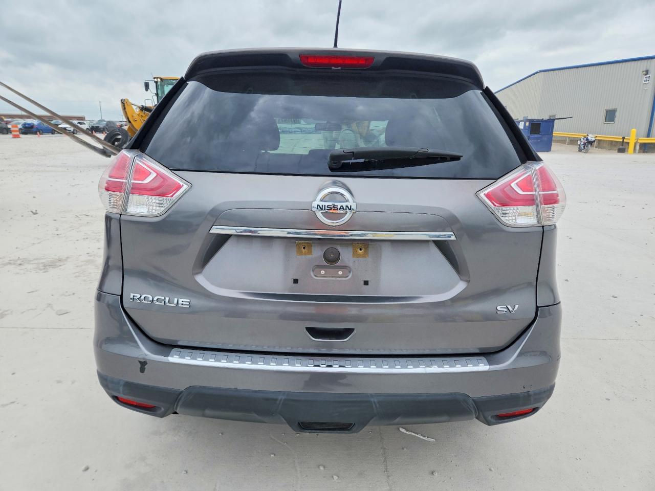 2015 Nissan Rogue Sv Gray vin: KNMAT2MT6FP517833