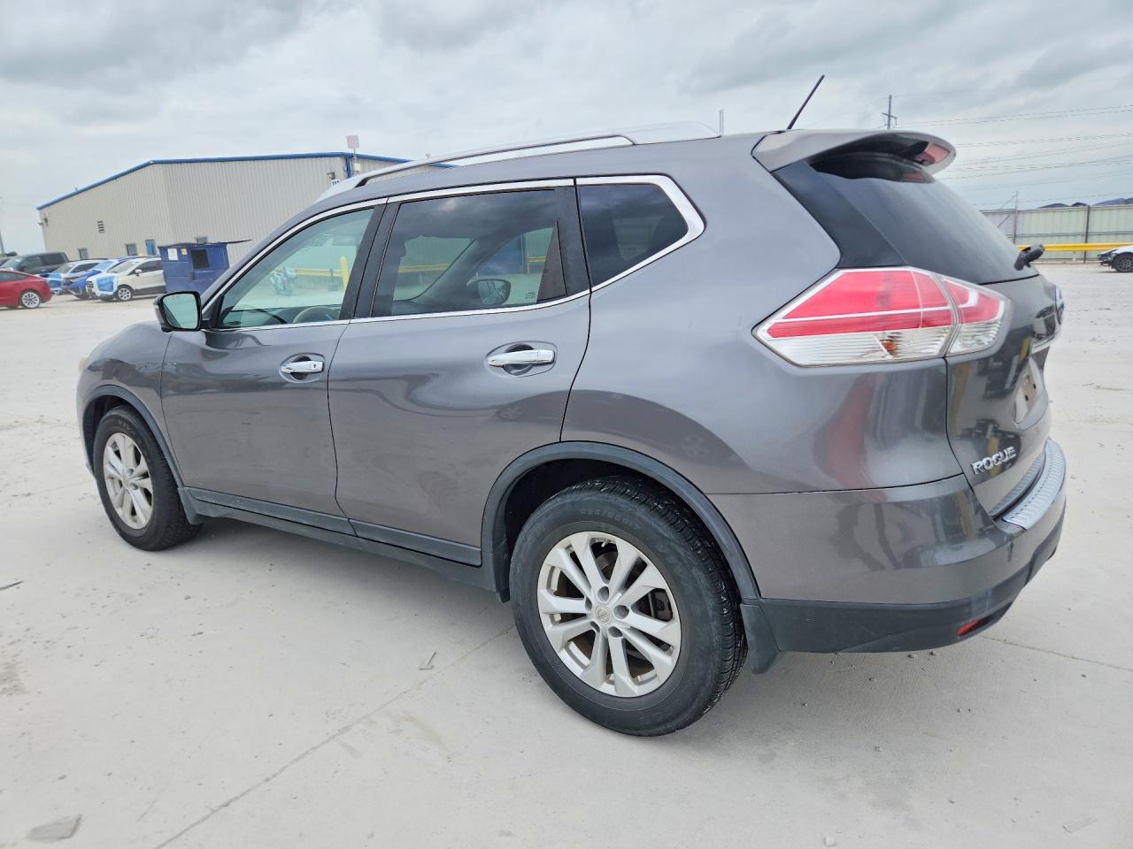 2015 Nissan Rogue Sv Gray vin: KNMAT2MT6FP517833