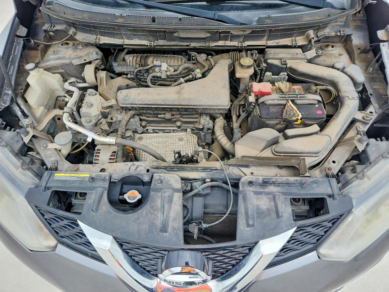2015 Nissan Rogue Sv Gray vin: KNMAT2MT6FP517833