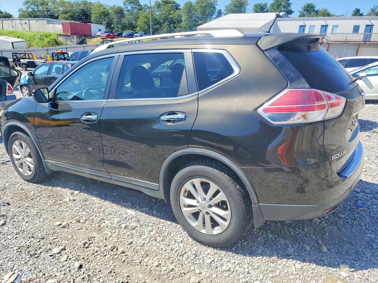 2015 Nissan Rogue Sv Black vin: KNMAT2MT6FP527729