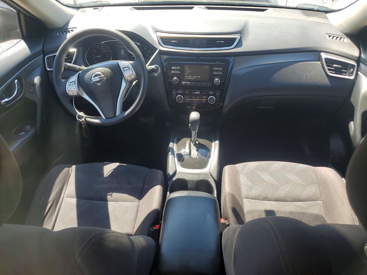 2015 Nissan Rogue Sv Black vin: KNMAT2MT6FP527729