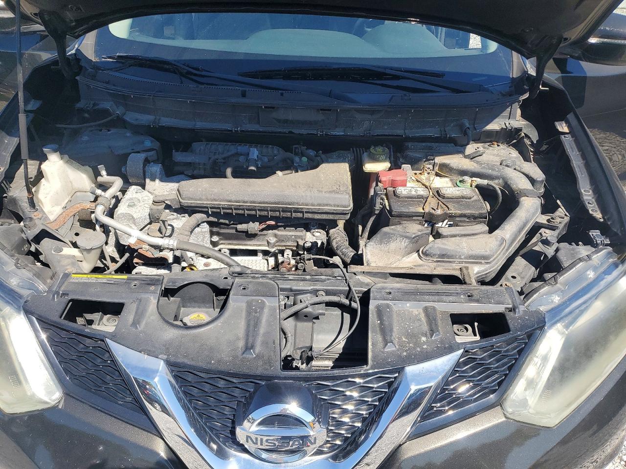 2015 Nissan Rogue Sv Black vin: KNMAT2MT6FP527729