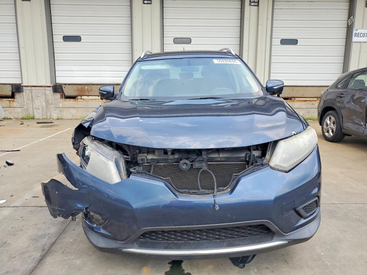 2015 Nissan Rogue Sv Blue vin: KNMAT2MT6FP541422