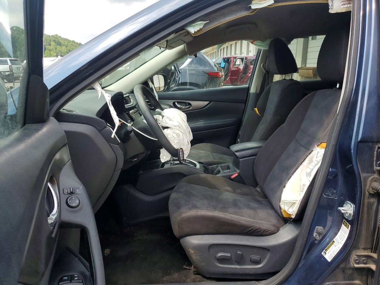2015 Nissan Rogue Sv Blue vin: KNMAT2MT6FP541422