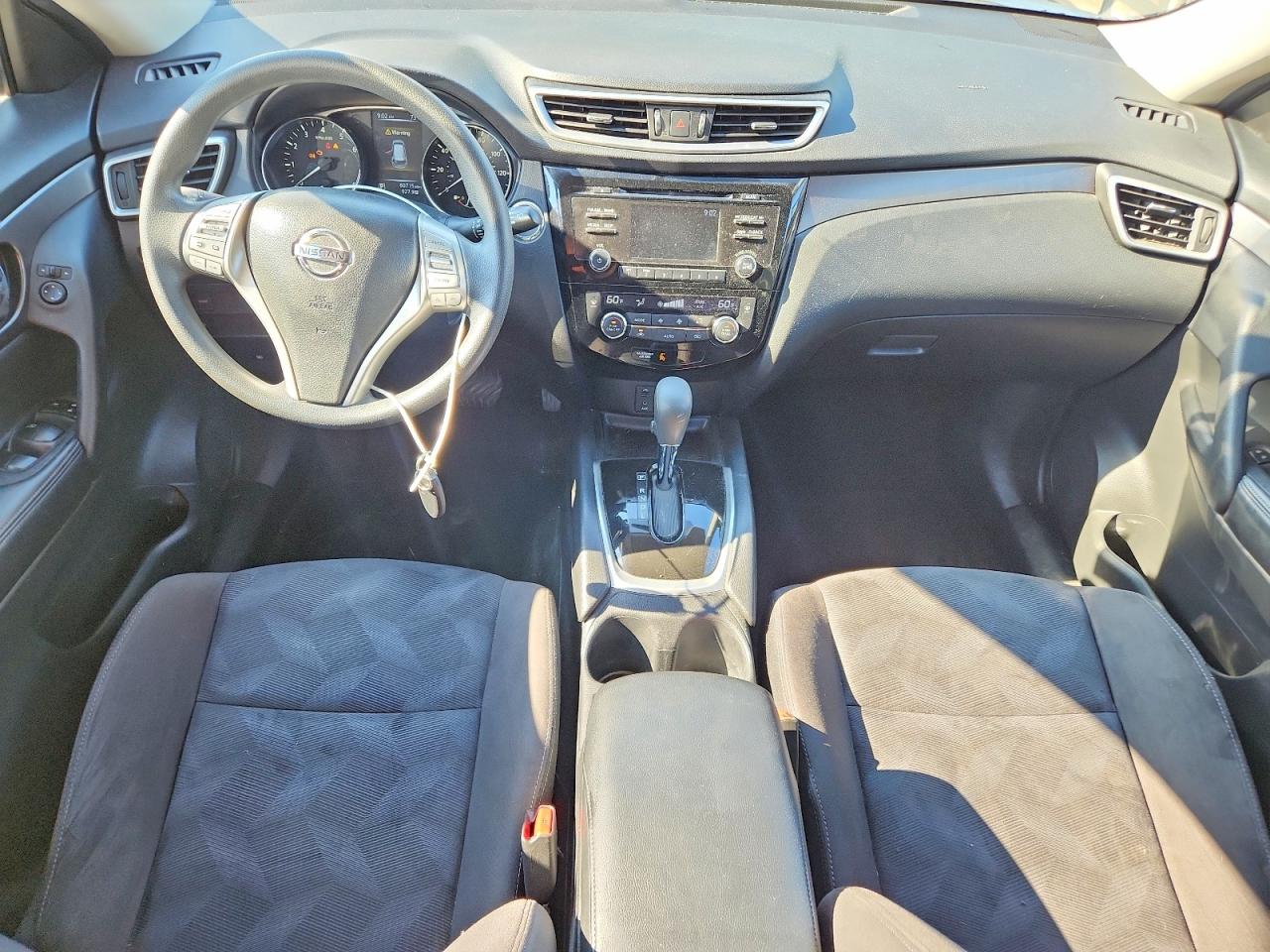 2015 Nissan Rogue Sv Серебряный vin: KNMAT2MT6FP559239