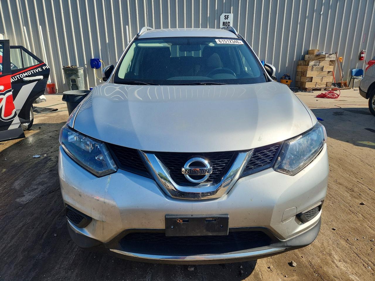 2015 Nissan Rogue Sv Серебряный vin: KNMAT2MT6FP559239