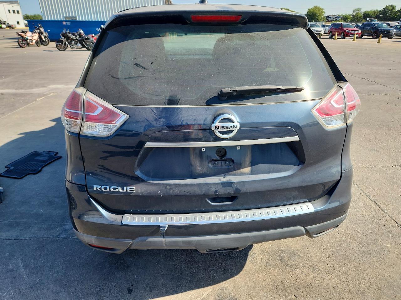 2015 Nissan Rogue S Blue vin: KNMAT2MT6FP561153