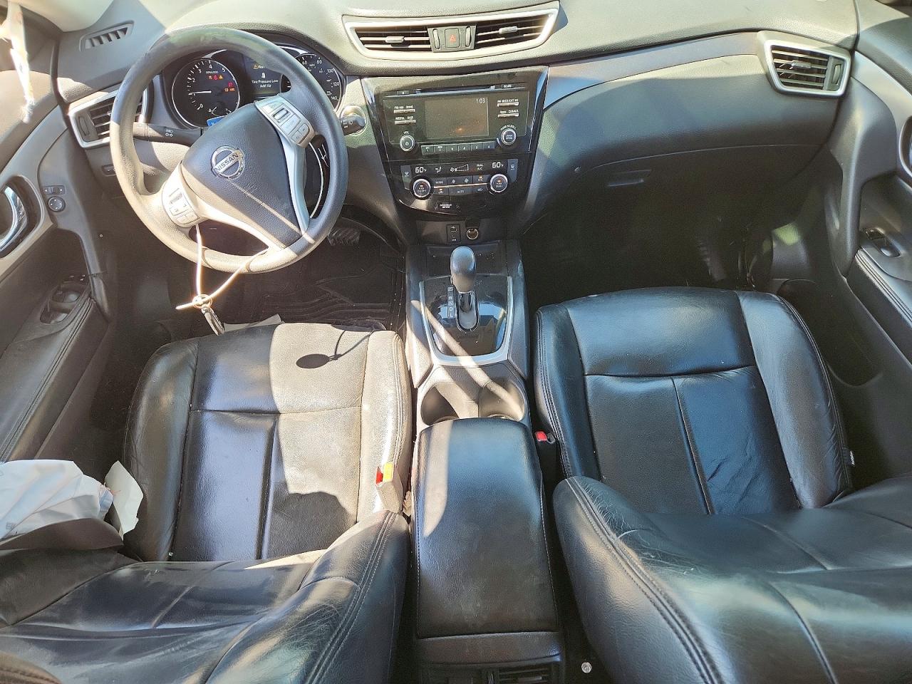 2015 Nissan Rogue Sv Gray vin: KNMAT2MT6FP572248