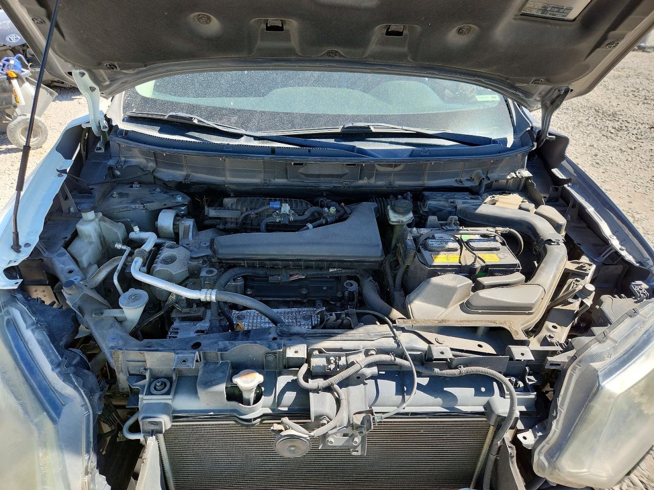 2015 Nissan Rogue Sv Gray vin: KNMAT2MT6FP572248
