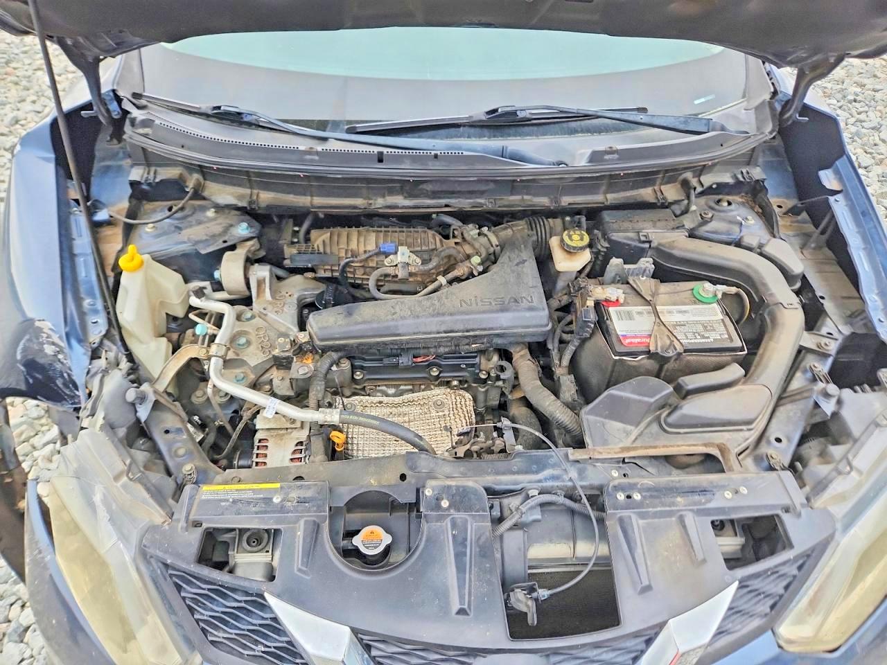 2015 Nissan Rogue S Blue vin: KNMAT2MT6FP576588