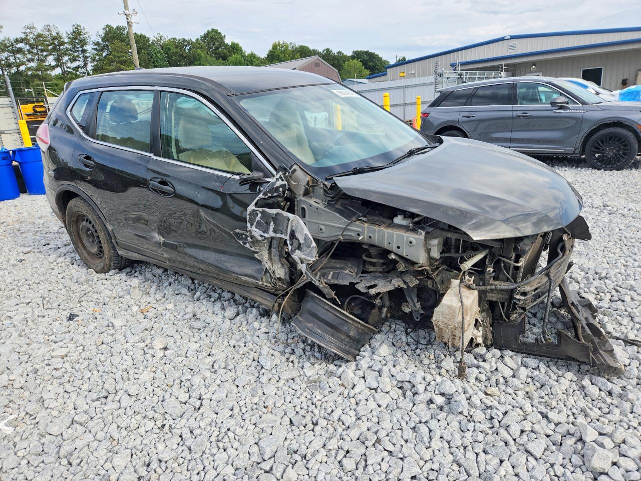 2016 Nissan Rogue S Charcoal vin: KNMAT2MT6GP658676