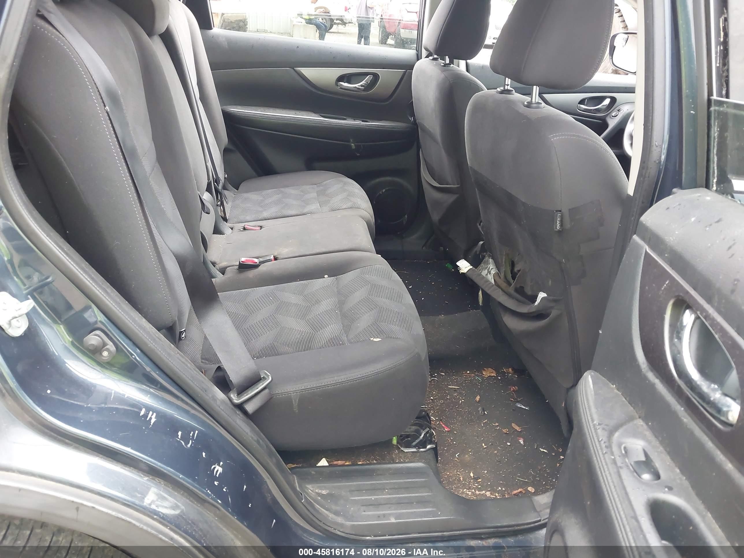 2016 Nissan Rogue Sv Blue vin: KNMAT2MT6GP659388
