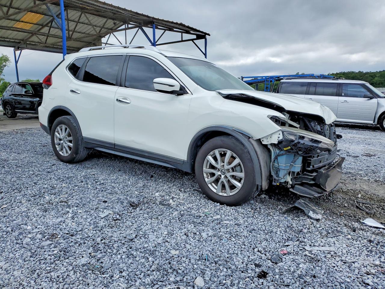 2020 Nissan Rogue Sv White vin: KNMAT2MT6LP504009
