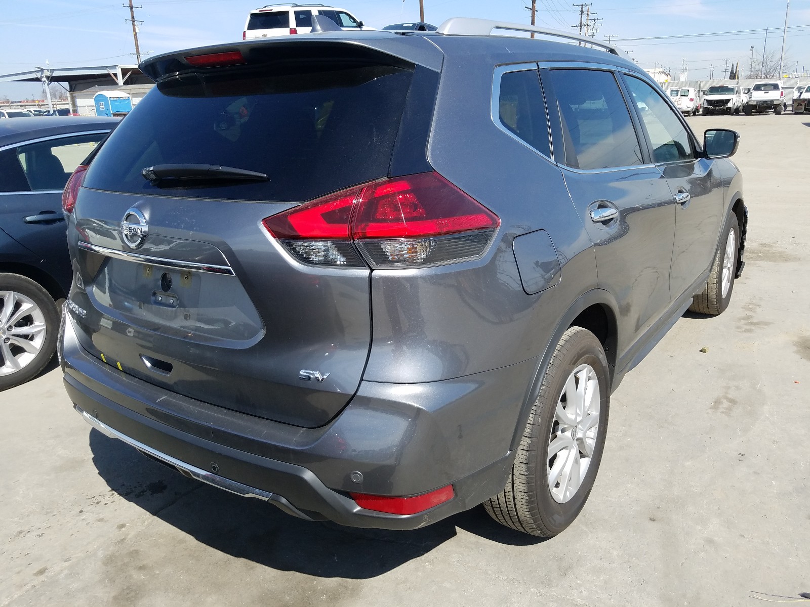 2020 Nissan Rogue S Серый vin: KNMAT2MT6LP527287