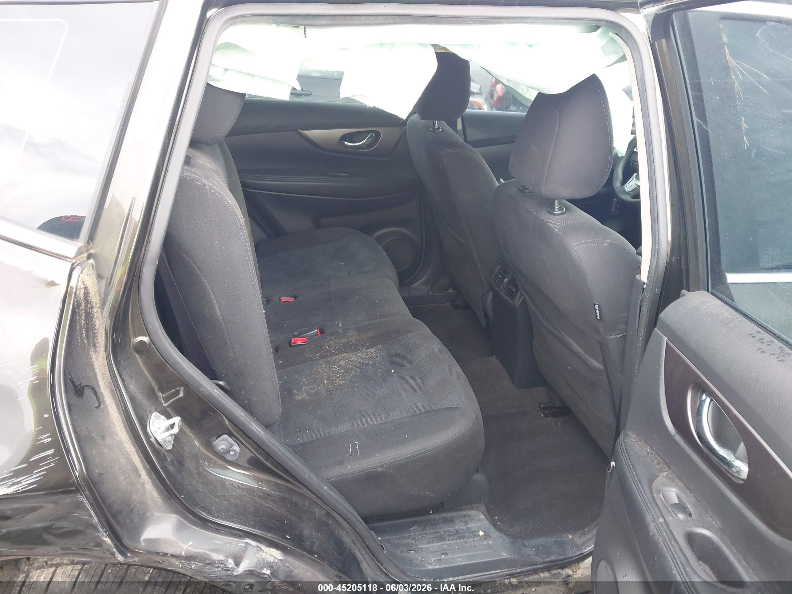 2015 Nissan Rogue S Gray vin: KNMAT2MT7FP500913