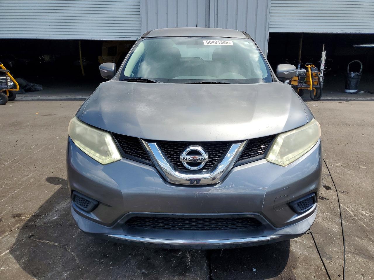 2015 Nissan Rogue S Gray vin: KNMAT2MT7FP501852