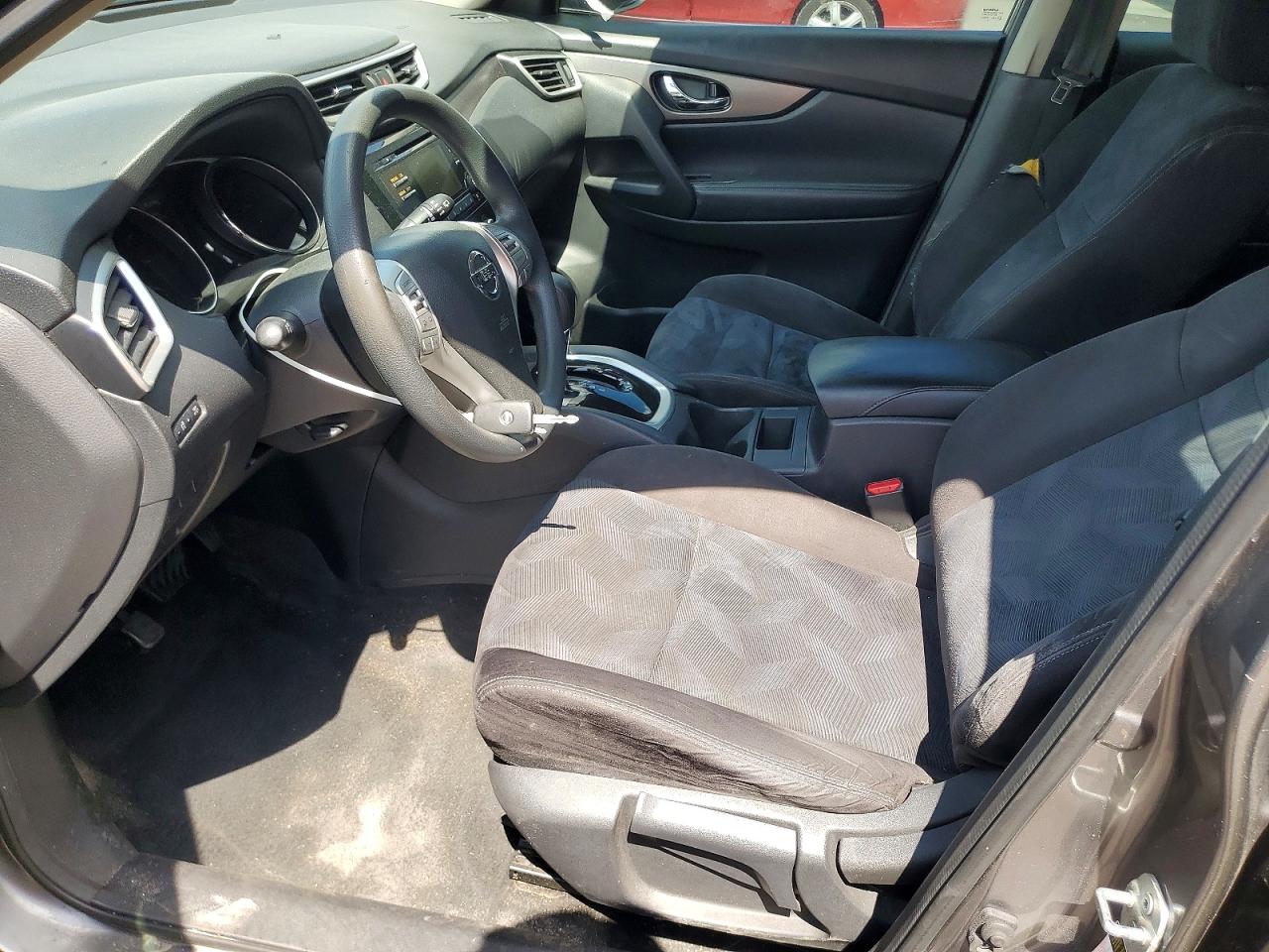 2015 Nissan Rogue S Gray vin: KNMAT2MT7FP501852