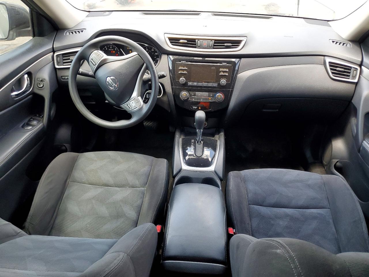 2015 Nissan Rogue S Gray vin: KNMAT2MT7FP501852