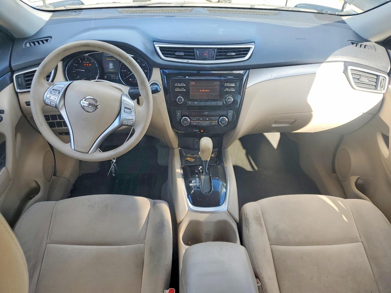 2015 Nissan Rogue Sv Black vin: KNMAT2MT7FP523382