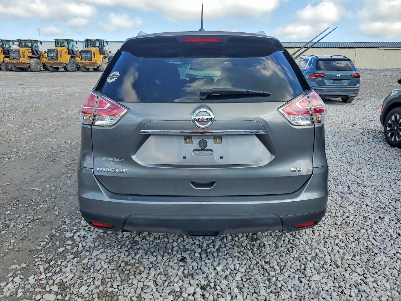 2015 Nissan Rogue Sv Beige vin: KNMAT2MT7FP529716