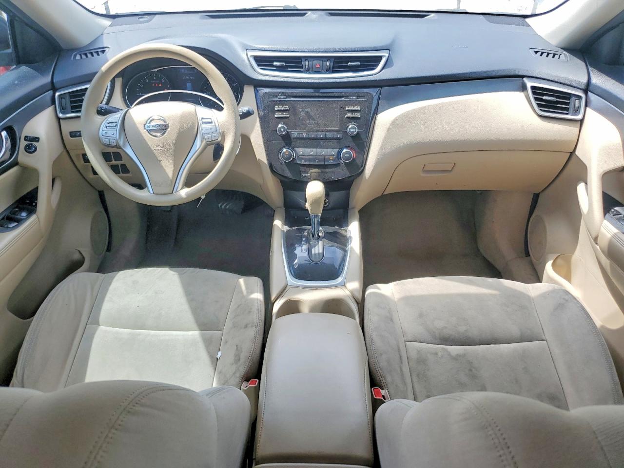 2015 Nissan Rogue S Gray vin: KNMAT2MT7FP544118