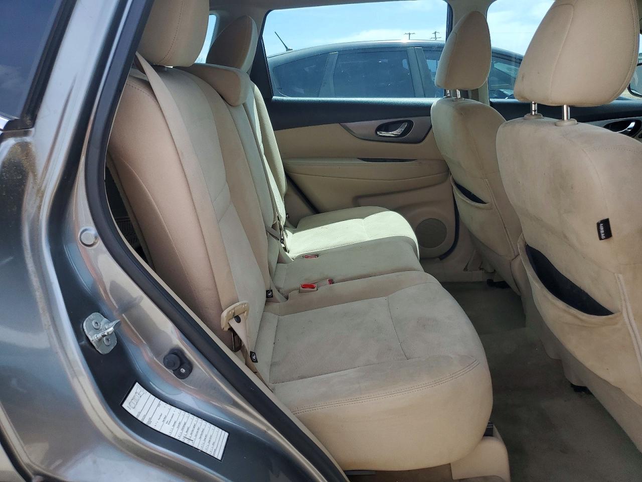 2015 Nissan Rogue S Gray vin: KNMAT2MT7FP544118