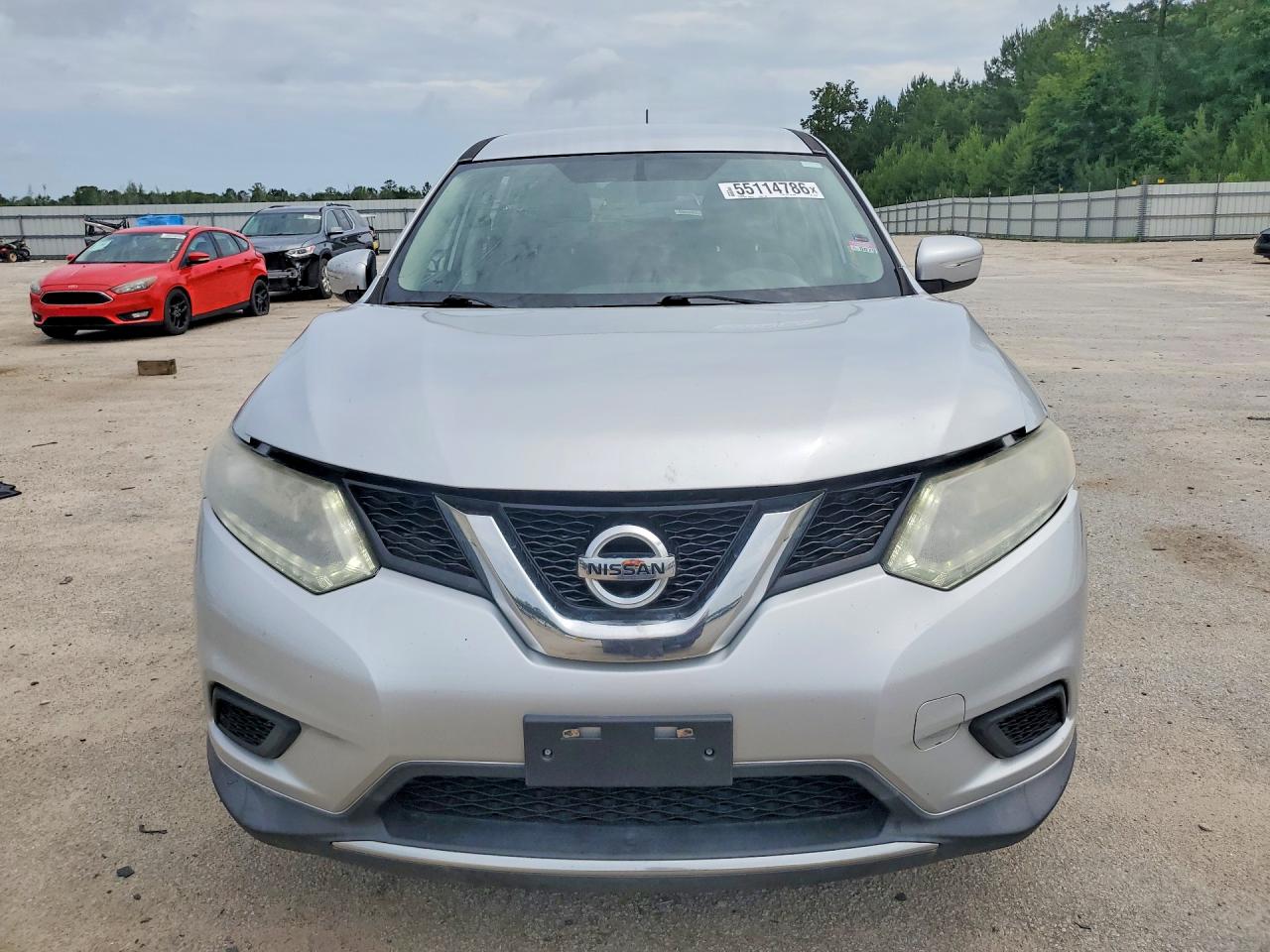 2015 Nissan Rogue S Серебряный vin: KNMAT2MT7FP562876