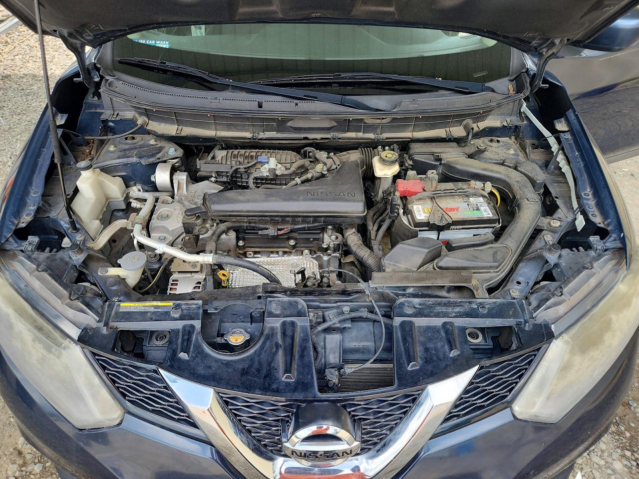 2016 Nissan Rogue S Blue vin: KNMAT2MT7GP622947