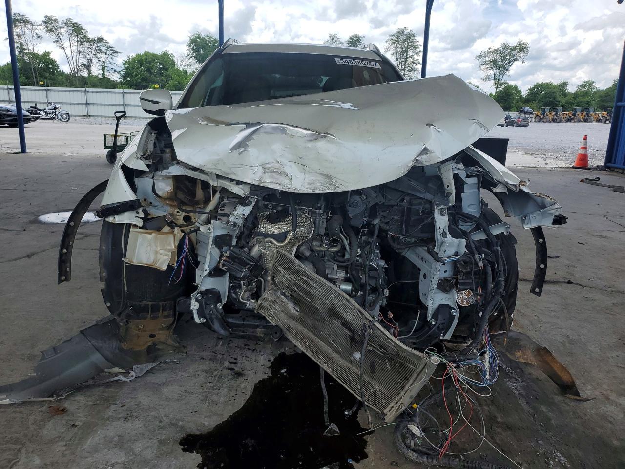 2019 Nissan Rogue Sv White vin: KNMAT2MT7KP554125