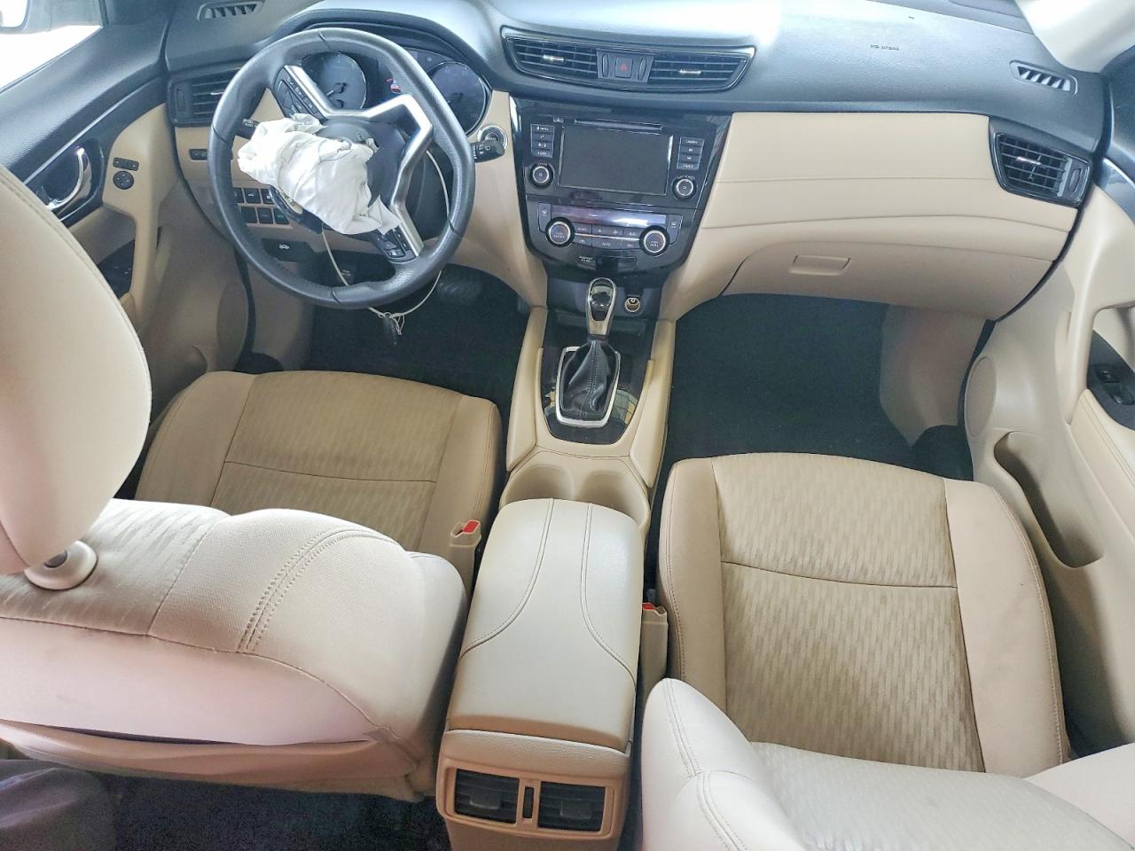 2019 Nissan Rogue Sv White vin: KNMAT2MT7KP554125