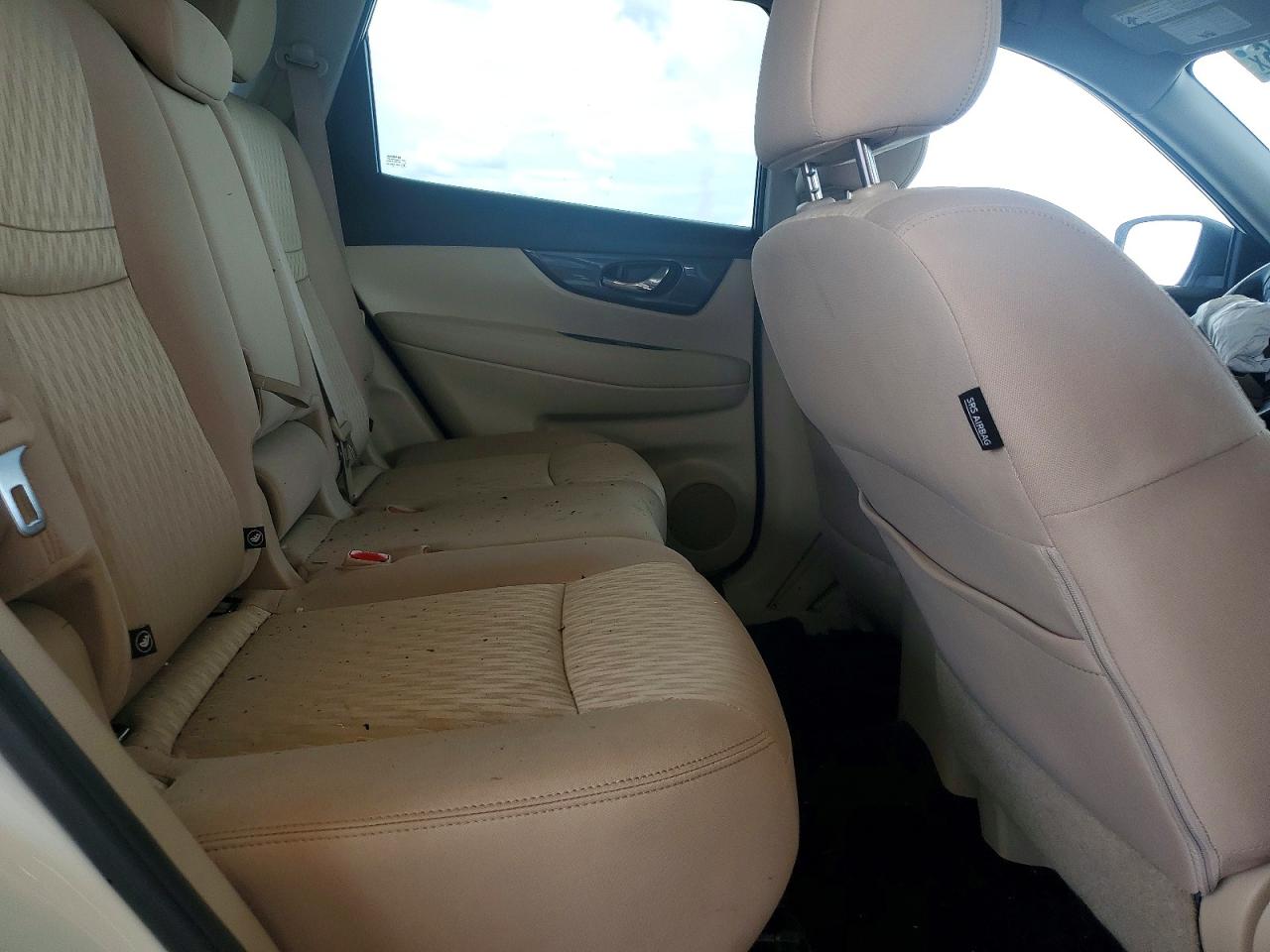 2019 Nissan Rogue Sv White vin: KNMAT2MT7KP554125