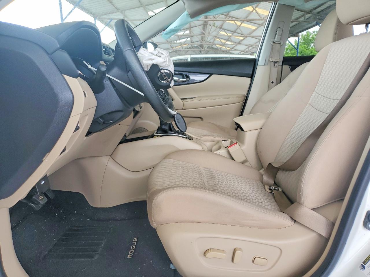 2019 Nissan Rogue Sv White vin: KNMAT2MT7KP554125