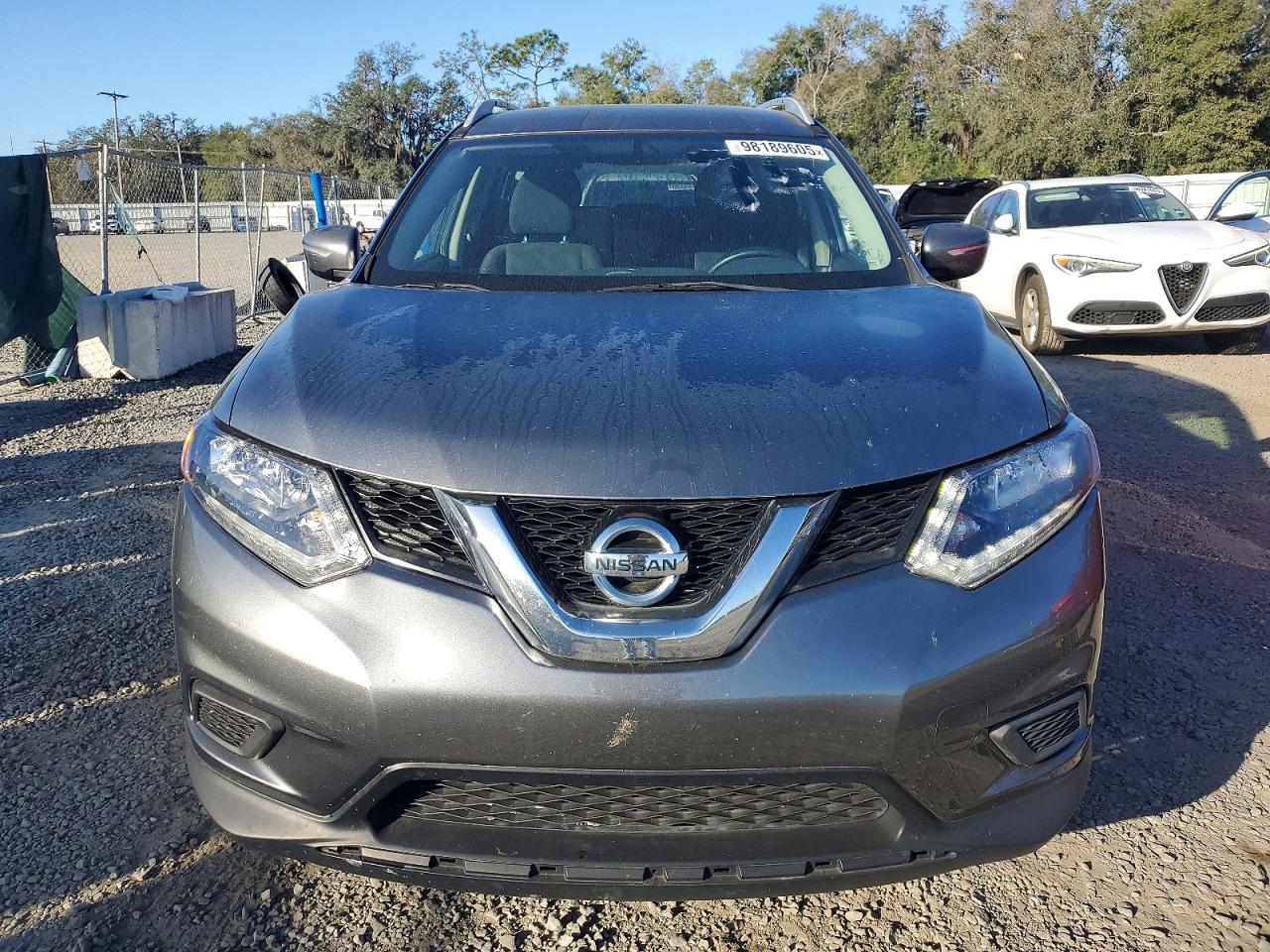 2015 Nissan Rogue Sv Gray vin: KNMAT2MT8FP502928