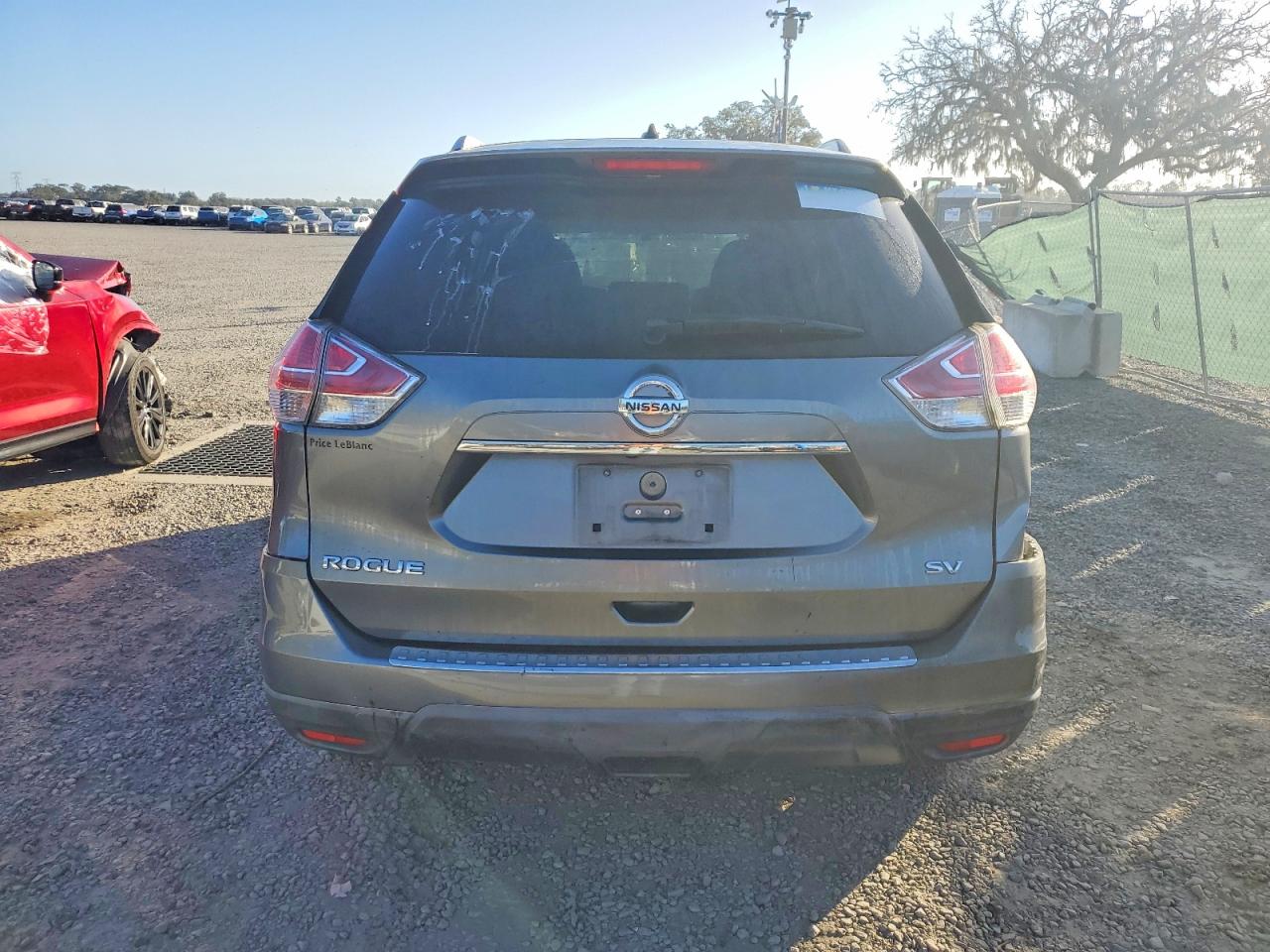 2015 Nissan Rogue Sv Gray vin: KNMAT2MT8FP502928