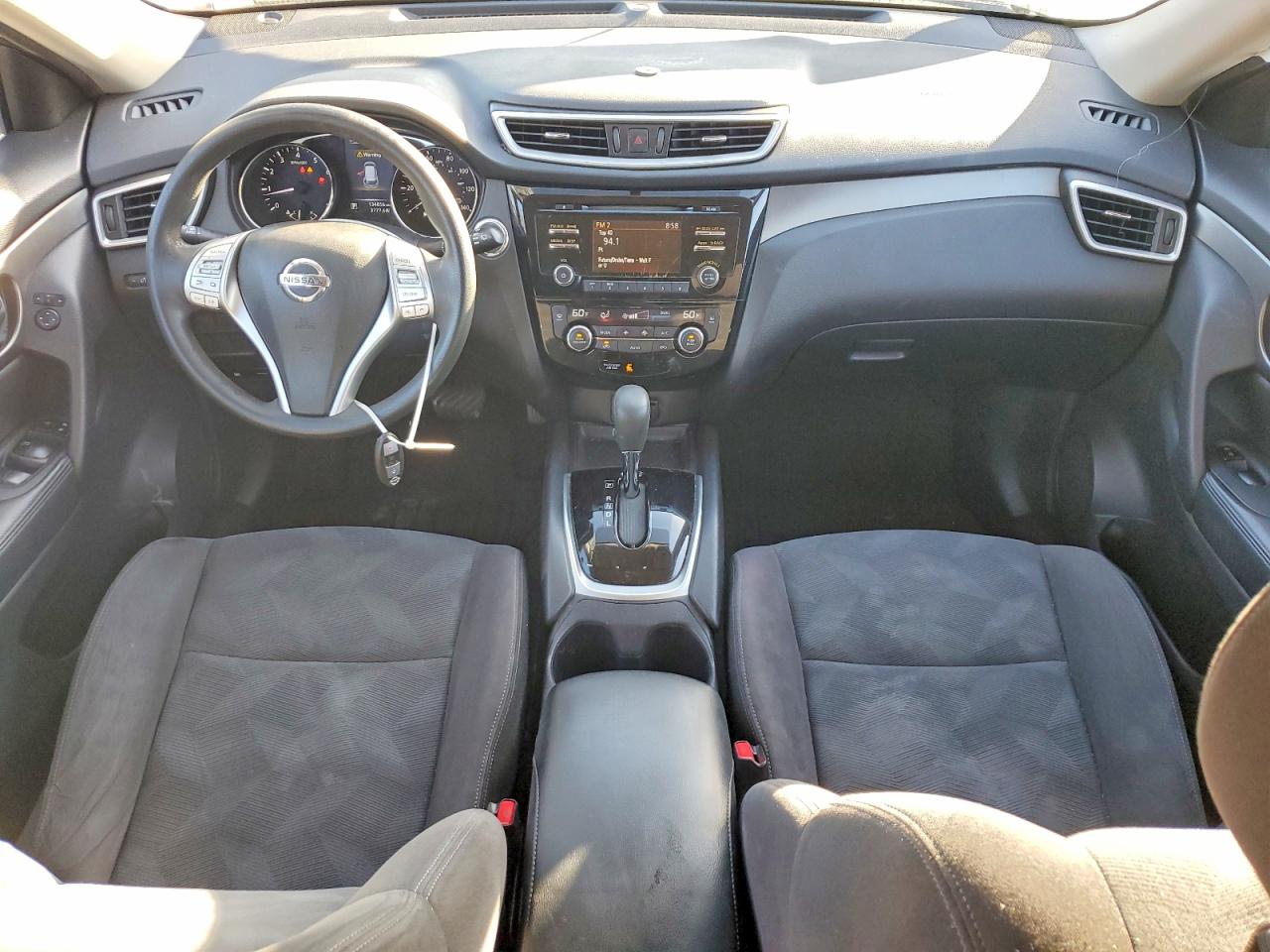 2015 Nissan Rogue Sv Gray vin: KNMAT2MT8FP502928
