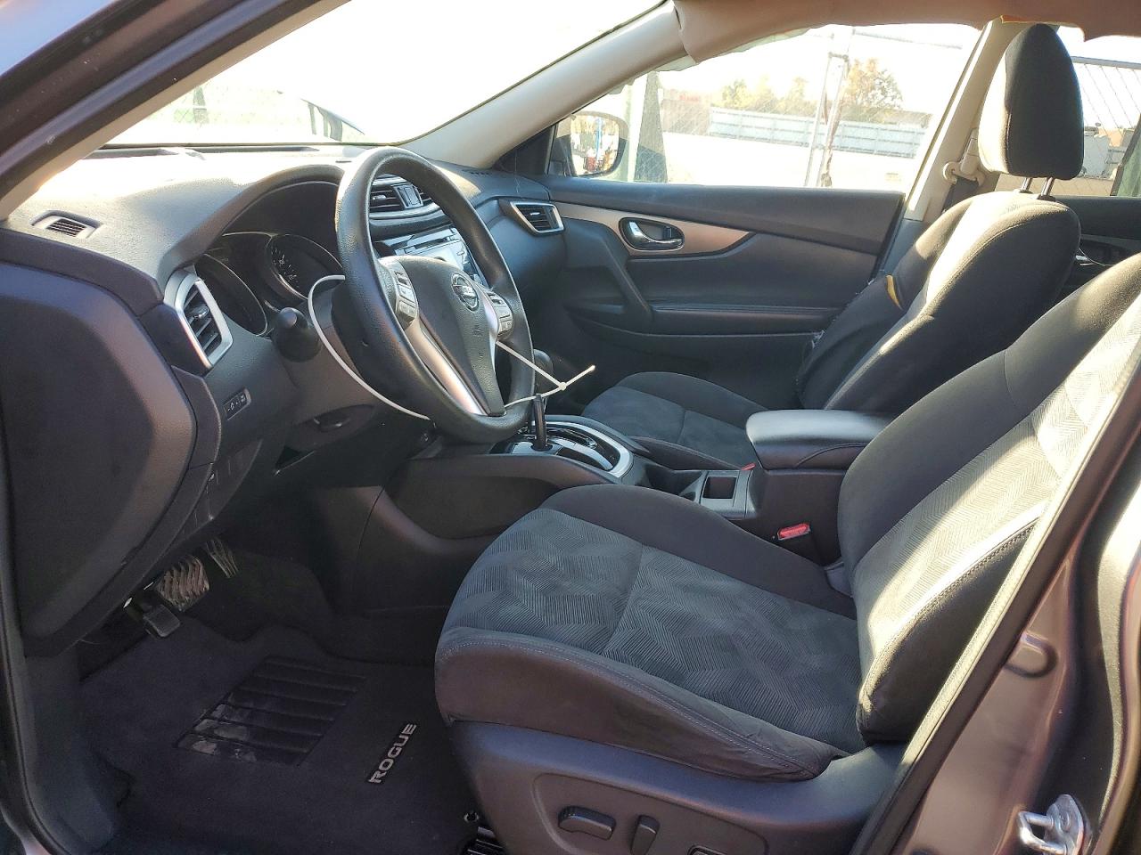 2015 Nissan Rogue Sv Gray vin: KNMAT2MT8FP502928